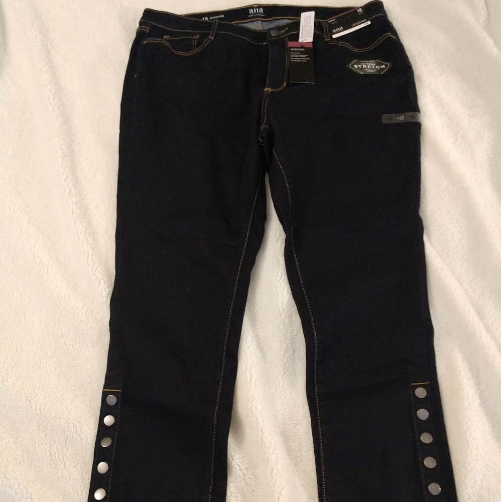 Blue Jeans Jegging Mid Rise Size 18 - Picture 2 of 3